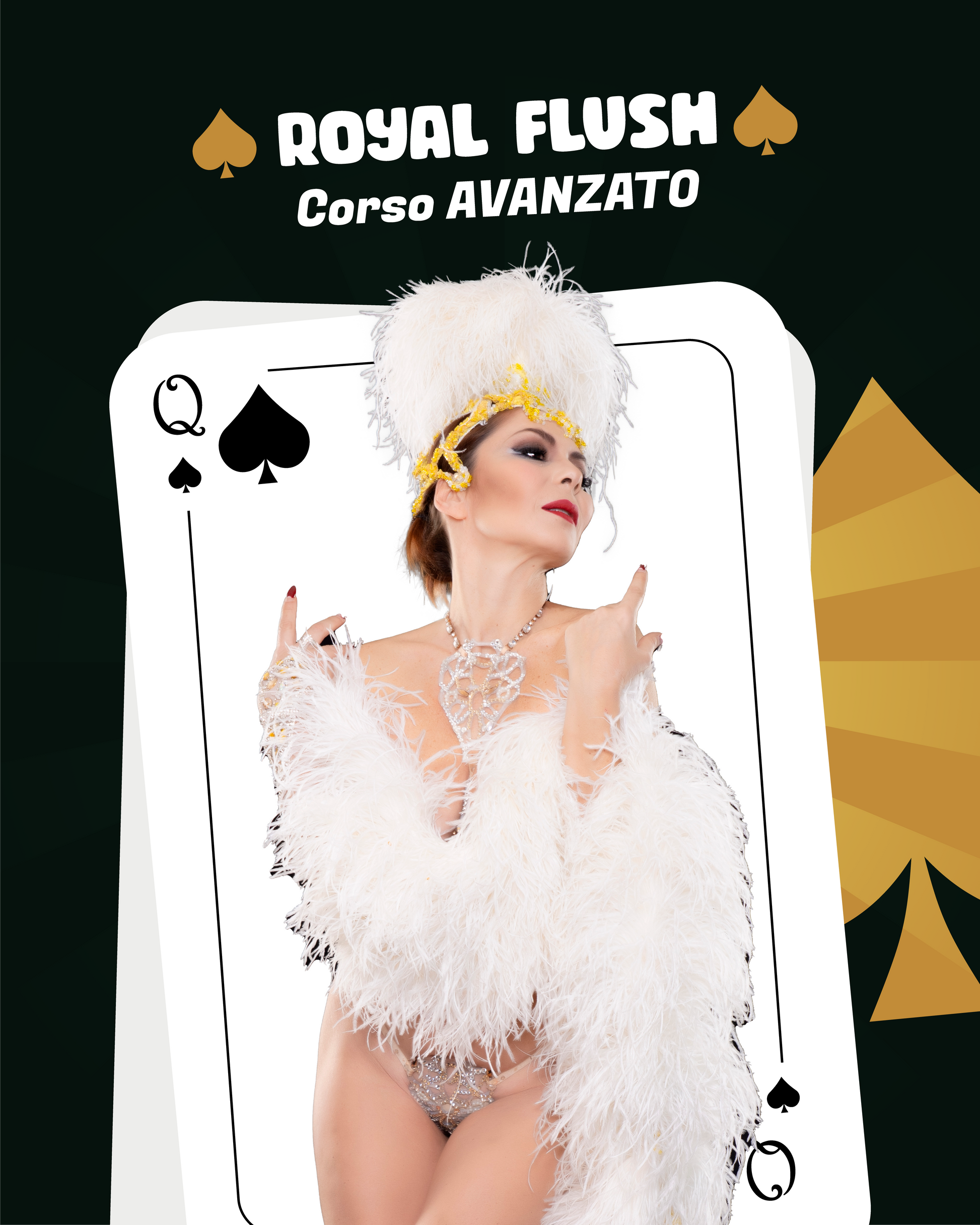 ROYAL FLUSH - Corso avanzato di Burlesque - GIOVEDÍ h.19:00 - SETTEMBRE 2025 + ISCRIZIONE